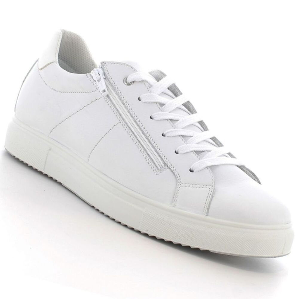 Alpine Swiss Dante Mens Leather Sneakers Made in Italy Low Top Minimalist Shoes